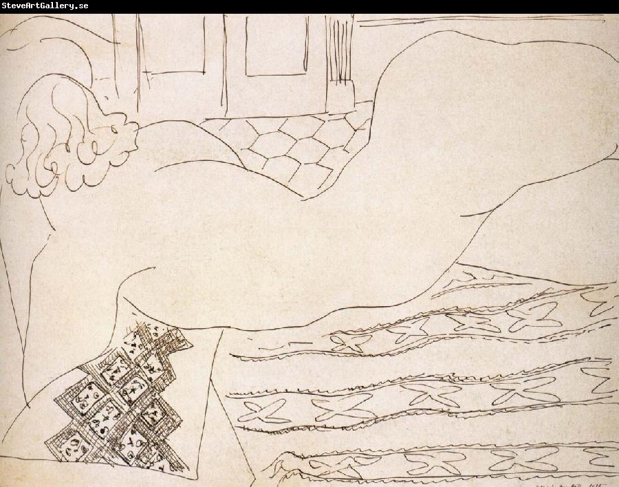 Henri Matisse African carpet Nude